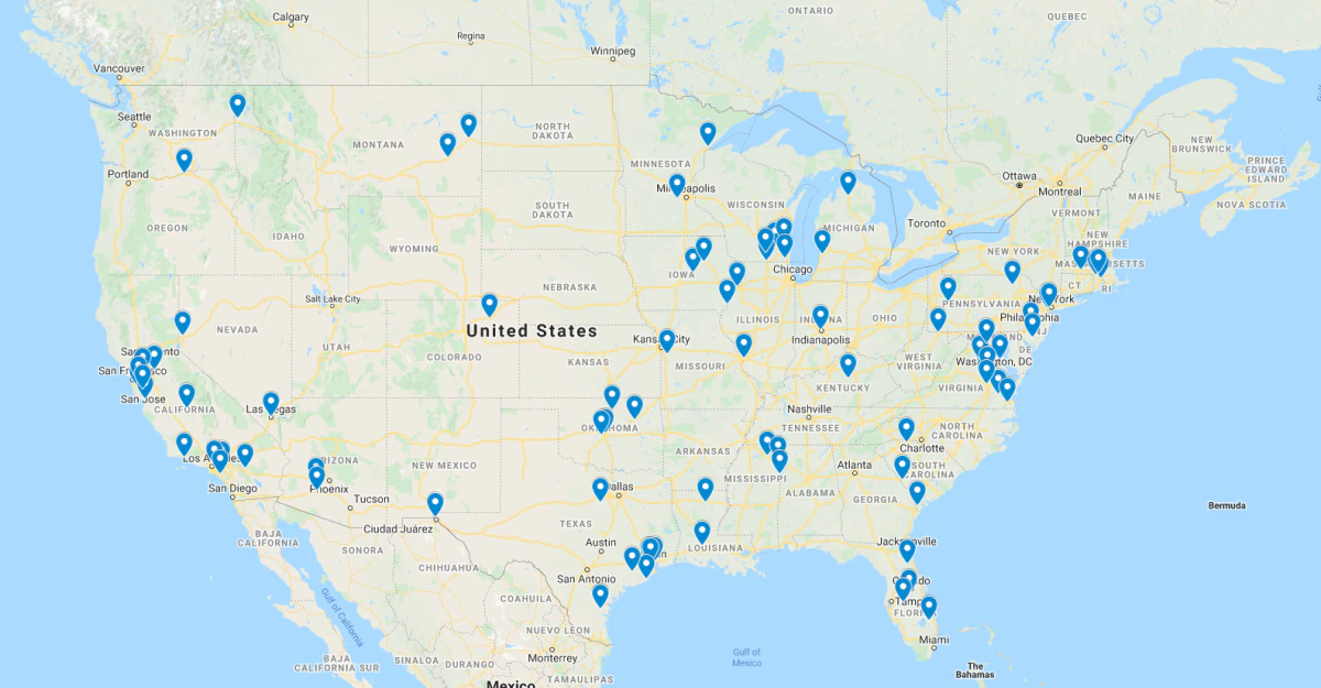 Caldwell Usa Map